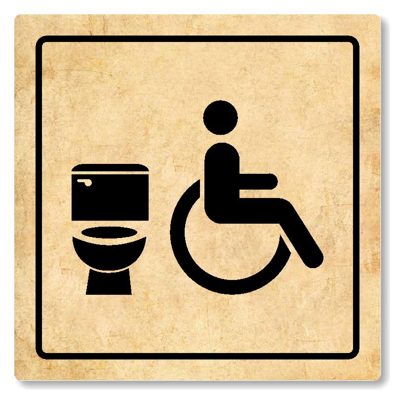 WC invalidé, 148x148mm, pergamen, Arizona